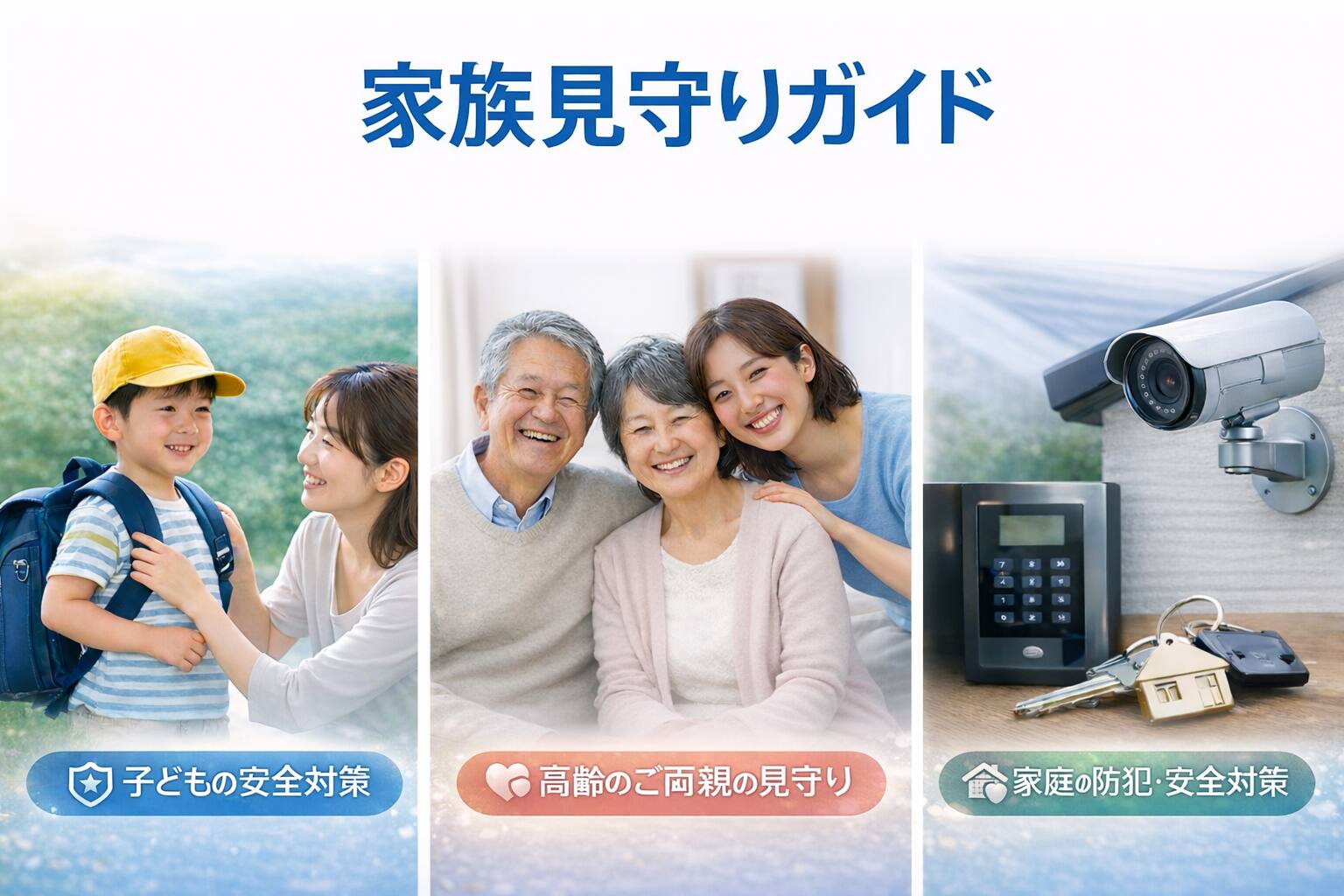 家族見守りガイド|子ども・高齢親・家庭防犯を無理なく始めるための入口